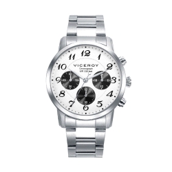 RELOJ VICEROY CABALLERO MULTIFUNCION ACERO 41149-05