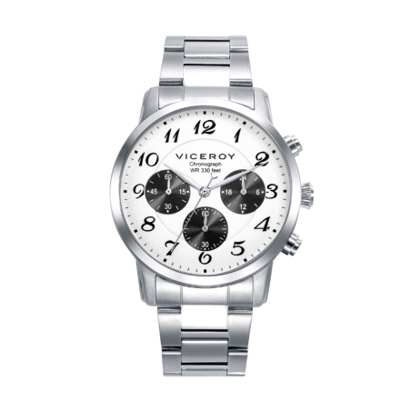 RELOJ VICEROY CABALLERO MULTIFUNCION ACERO 41149-05
