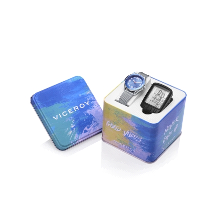 PACK RELOJ VICEROY NIÑO ACERO 41123-35