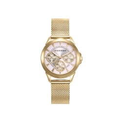 RELOJ VICEROY SEÑORA MULTIFUNCION ACERO DORADO 401196-97