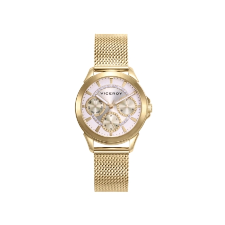 RELOJ VICEROY SEÑORA MULTIFUNCION ACERO DORADO 401196-97
