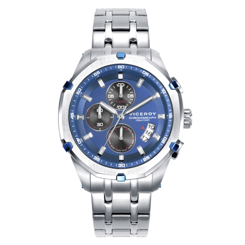 RELOJ VICEROY CABALLERO CRONOGRAFO ACERO 46837-37