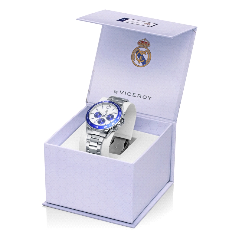 RELOJ VICEROY ACERO MULTIFUNCION CABALLERO R.MADRID 41137-05