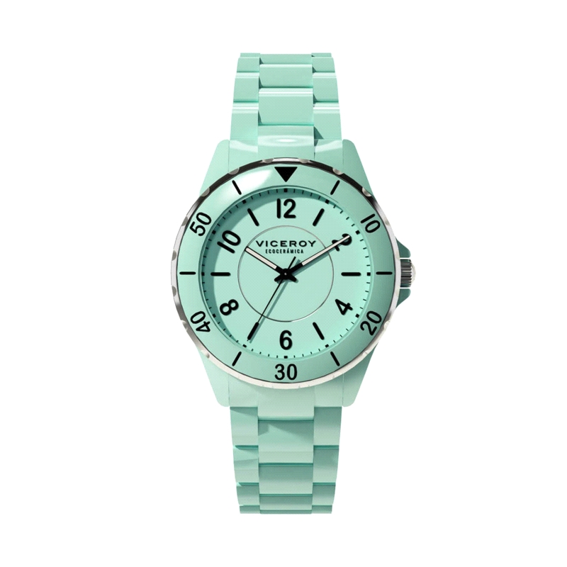 RELOJ VICEROY SEÑORA 41116-66 DE CERAMICA BIOLOGICA TURQUESA