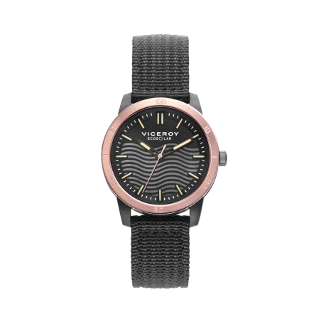 RELOJ VICEROY SEÑORA 41114-57  PLASTICO RECICLADO NEGRO IP SOLAR