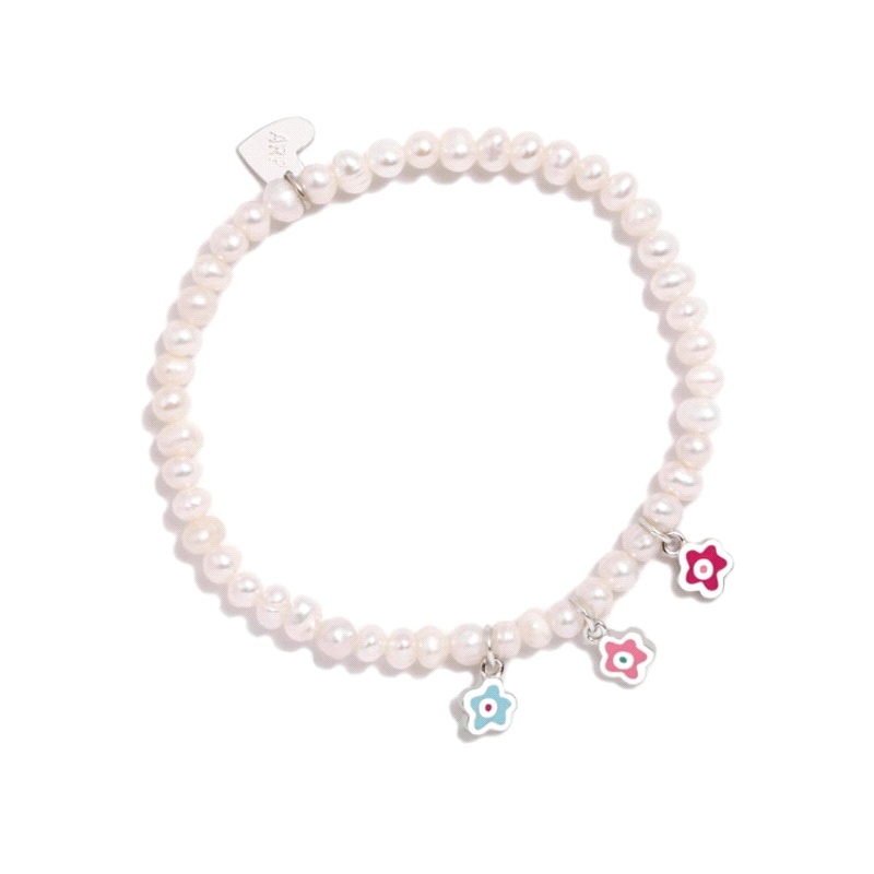 PULSERA PLATA AGATHA RUIZ DE LA PRADA DEGRAD?E 3 FLORES