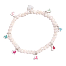 PULSERA PLATA AGATHA RUIZ DE LA PRADA DEGRAD?E 7 CORAZONES