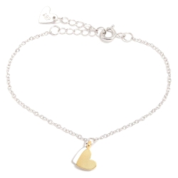 PULSERA PLATA AGATHA RUIZ DE LA PRADA SOMBRA CORAZONES