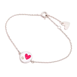 PULSERA PLATA AGATHA RUIZ DE LA PRADA DIDO CORAZON