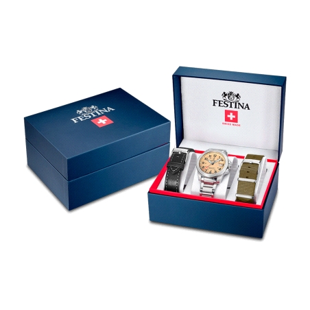 RELOJ FESTINA SWISS CABALLERO ACERO F20081/1                                                        