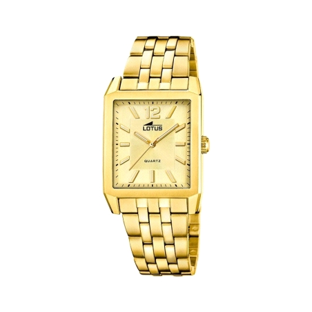 RELOJ LOTUS CABALLERO SQUARE ACERO 18984/2                                                          