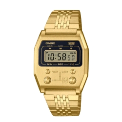 RELOJ CASIO RETRO VINTAGE DORADO A1100G-5EF                                                         