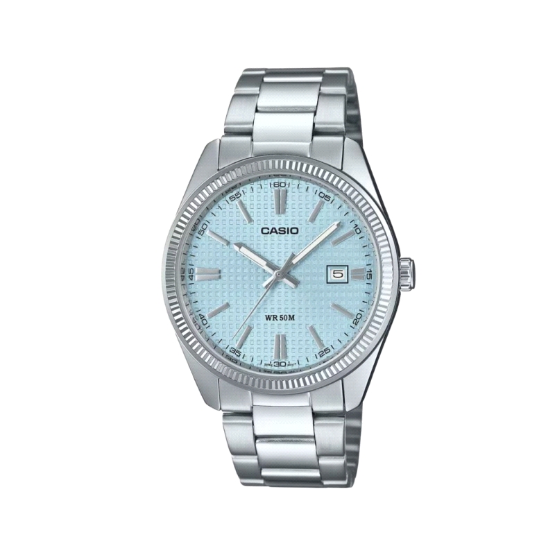 RELOJ CASIO ACERO CON ESFERA EN AZUL MTP-1302PE-2AVEF                                               
