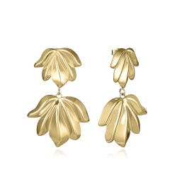 PENDIENTES VICEROY SEÑORA ACERO IP DORADO HOJA 15158E01012                                          