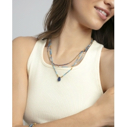 COLLAR VICEROY SEÑORA ACERO IP DORADO PIEDRAS Y CRISTAL 14277C01013 2