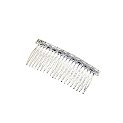 Peina para novias de Rodio y Circonita Blanca
