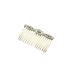 Peina para novias de Rodio y Circonita Blanca