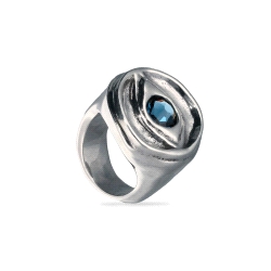 ANILLO RODIO UNO DE 50 SER INTUITIVA TALLA 15 ANI0856AZUMTL15