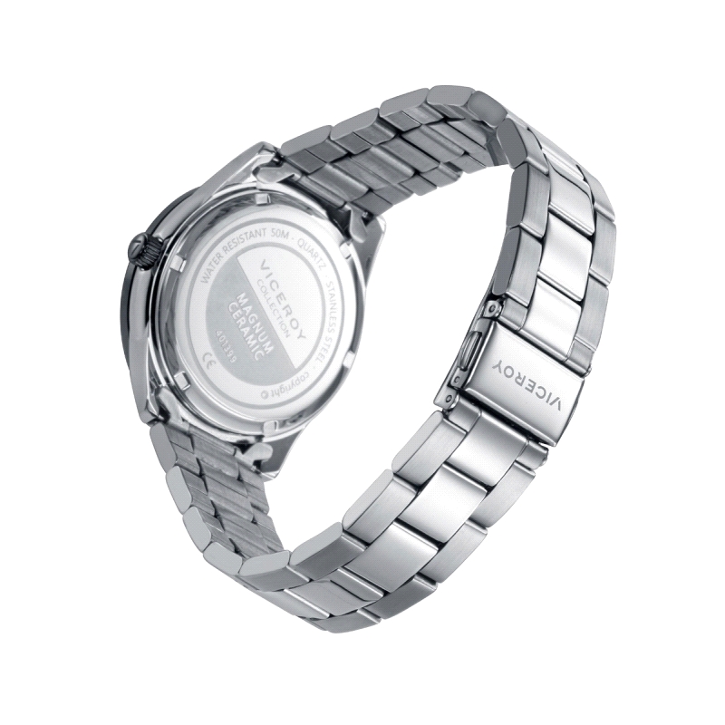 RELOJ VICEROY CABALLERO ACERO Y CERAMICA REAL MADRID 401399-99                                      