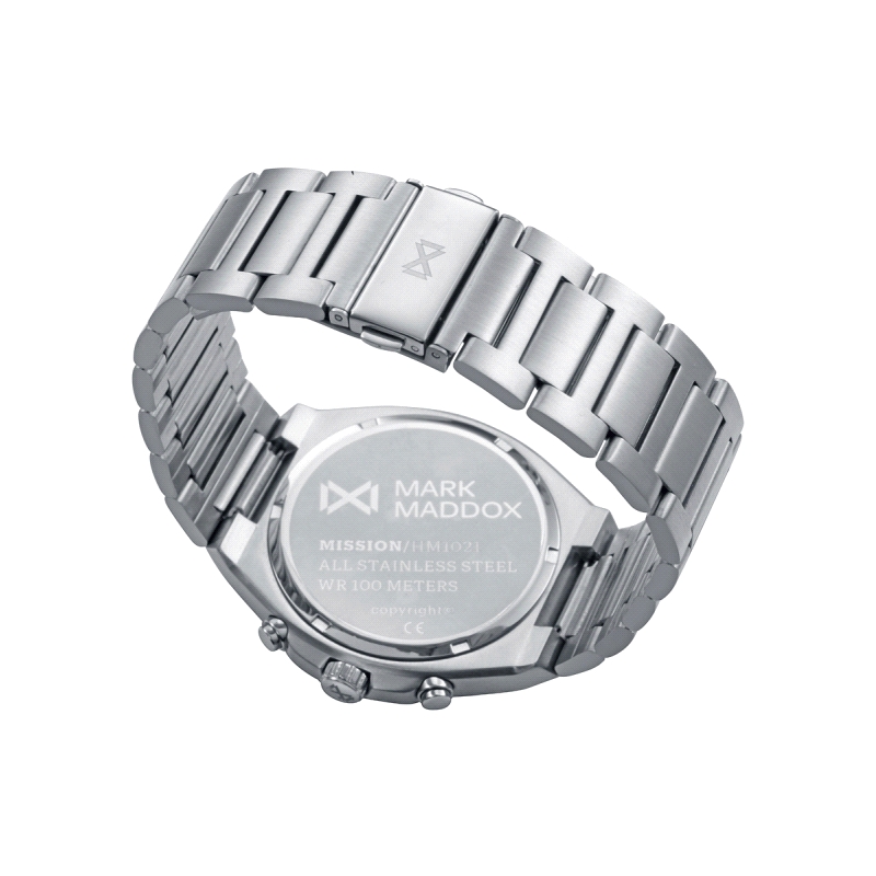 RELOJ MARK MADDOX CRONOGRAFO ACERO HM1021-35                                                        