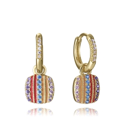 PENDIENTES VICEROY SEÑORA PLATA BAÑO ORO CIRCONITAS 15131E100-39                                    