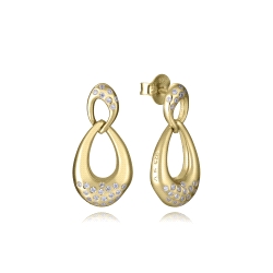 PENDIENTES VICEROY SEÑORA PLATA BAÑO ORO CIRCONITAS 2347E100-30                                     