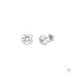 Pendientes de bebé oro blanco 18k                                                                   