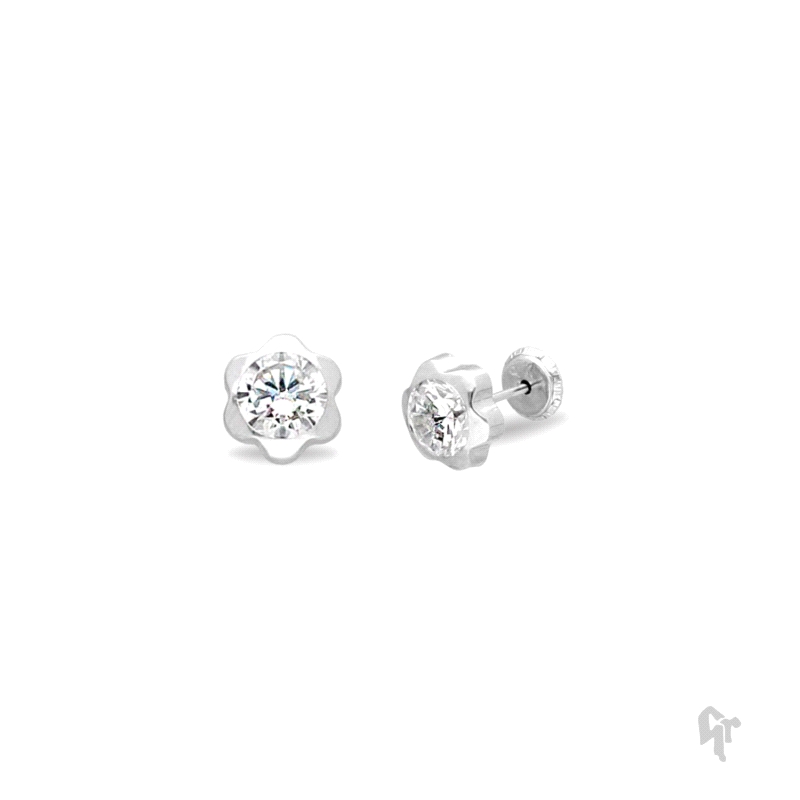 Pendientes de bebé oro blanco 18k                                                                   