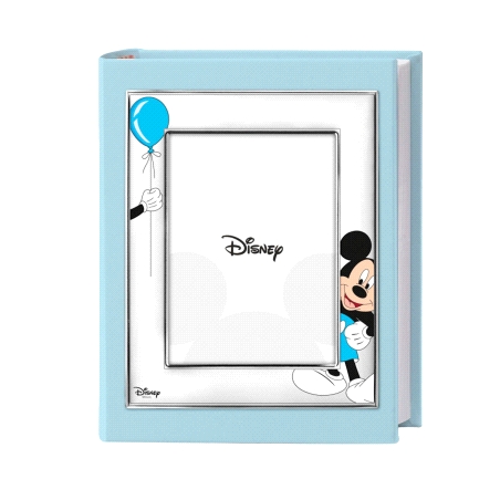 ALBUM BEBÉ PORTAFOTOS PLATA MICKEY MOUSE                                                            