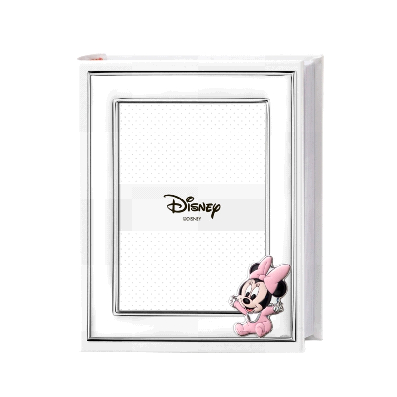 ALBUM BEBÉ PORTAFOTOS BILAMINADO PLATA MINNIE MOUSE                                                 