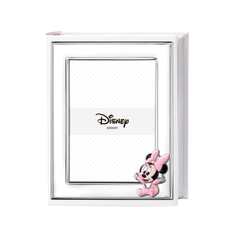 ALBUM BEBÉ PORTAFOTOS BILAMINADO PLATA MINNIE MOUSE                                                 