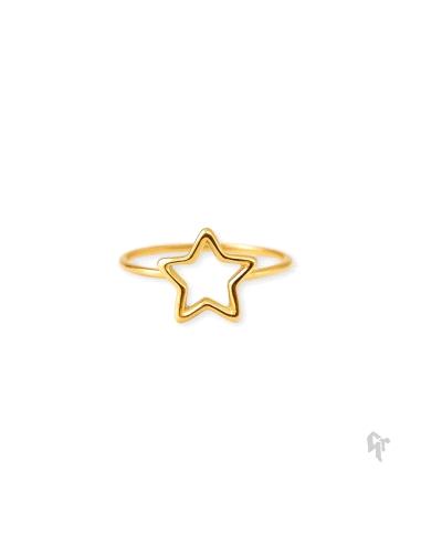 ANILLO ORO ESTRELLA TALLA 15                                                                        