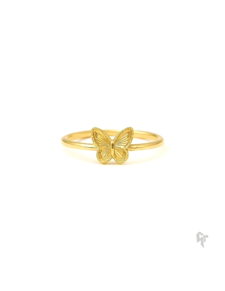 ANILLO ORO 18KT MARIPOSA TALLA 13                                                                   