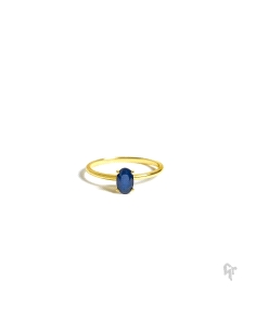 ANILLO ORO Y ZAFIRO