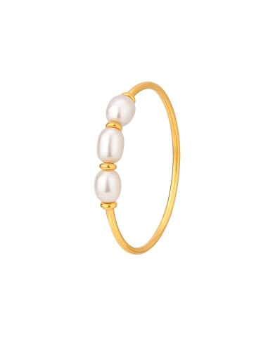 SORTIJA DE ORO Y PERLAS Nº18