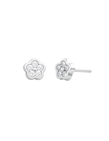 PENDIENTES ORO BLANCO