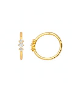 ARO DE ORO DE 12 MM