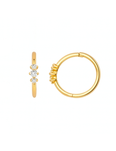 ARO DE ORO DE 12 MM