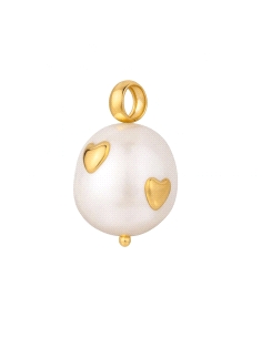 COLGANTE DE ORO Y PERLA DE 16 MM