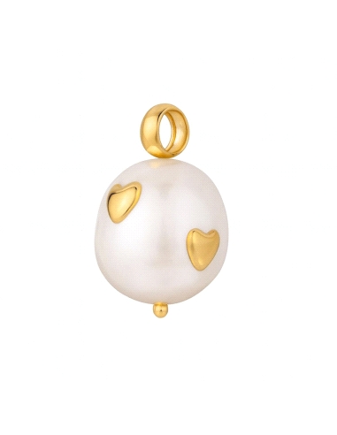 COLGANTE DE ORO Y PERLA DE 16 MM
