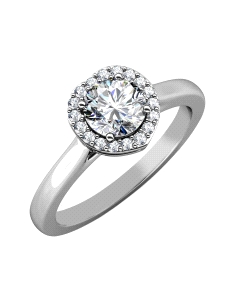 ANILLO BRIZZLING PLATA Y DIAMANTE MOISANITA TALLA 12                                                