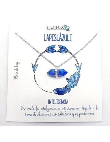 GARGANTILLA THAIBA PLATA LAPISLAZULI                                                                