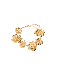 PULSERA VICEROY SEÑORA ACERO IP DORADO HOJA 15158P01012                                             