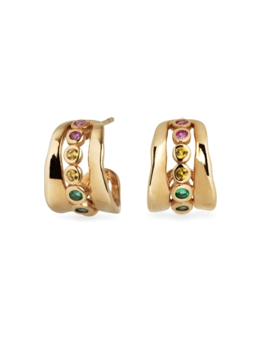 PENDIENTES VIDAL&VIDAL SEÑORA ALICE CIRCONITAS MULTICOLOR G3932                                     
