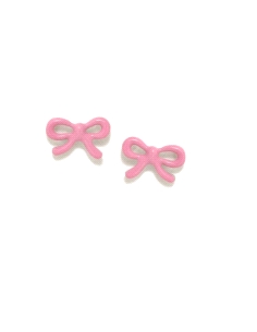 PENDIENTES PLATA AGATHA RUIZ DE LA PRADA LAZO ROSA                                                  