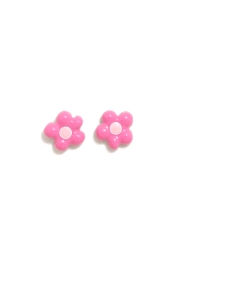 PENDIENTES PLATA AGATHA RUIZ DE LA PRADA CHARM FLOR PEQUE ROSA                                      