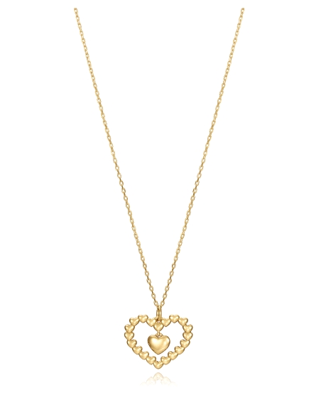 GARGANTILLA VICEROY SEÑORA PLATA BAÑO ORO CORAZON 13122C100-06                                      