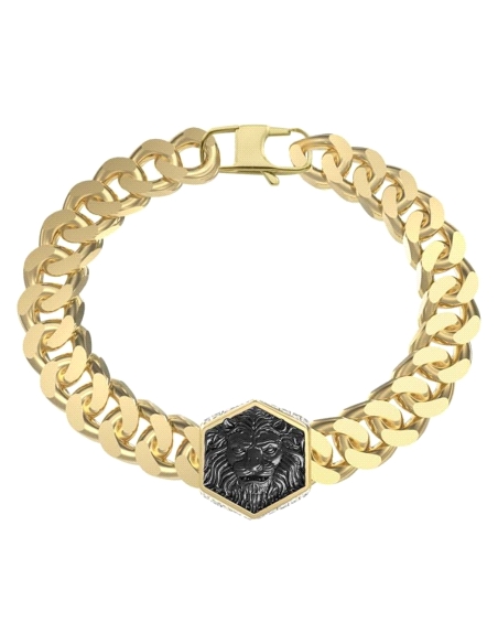 PULSERA GUESS CABALLERO ACERO LION KING JUMB06001JWYGS                                              