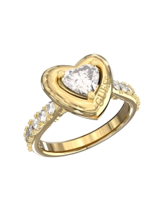 ANILLO GUESS SEÑORA ACERO BELOVED TALLA 12 JUBR06018JWYG52                                          