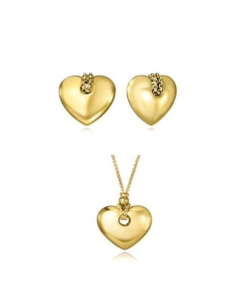 PENDIENTES VICEROY SEÑORA ACERO DORADO CORAZON 75435E01012                                          